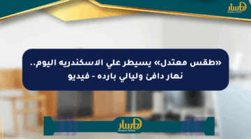 «طقس معتدل» يسيطر على الإسكندرية اليوم.. نهار دافئ وليالي باردة – فيديو